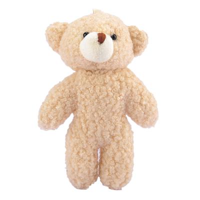 Bear Plush Keychain Mini Soft Cute Stuffed Teddy Bear Toy Bag Hanging Pendants Accessory for Kids