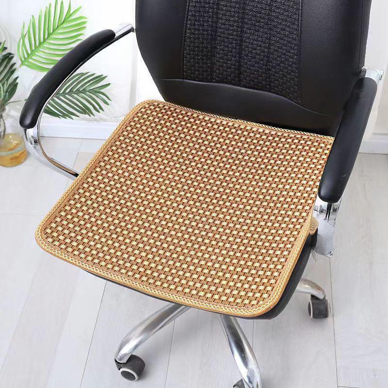 All-Season Rattan Chair Cushion - Cool and Breathable Pad for Home, Office, Car, or Restaurant