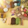 DIY Blended Fabric Soft Cotton Knitting Yarn Thick Fiber Velvet Yarns Hand Knitting Wool Crochet Yarn for Sweater