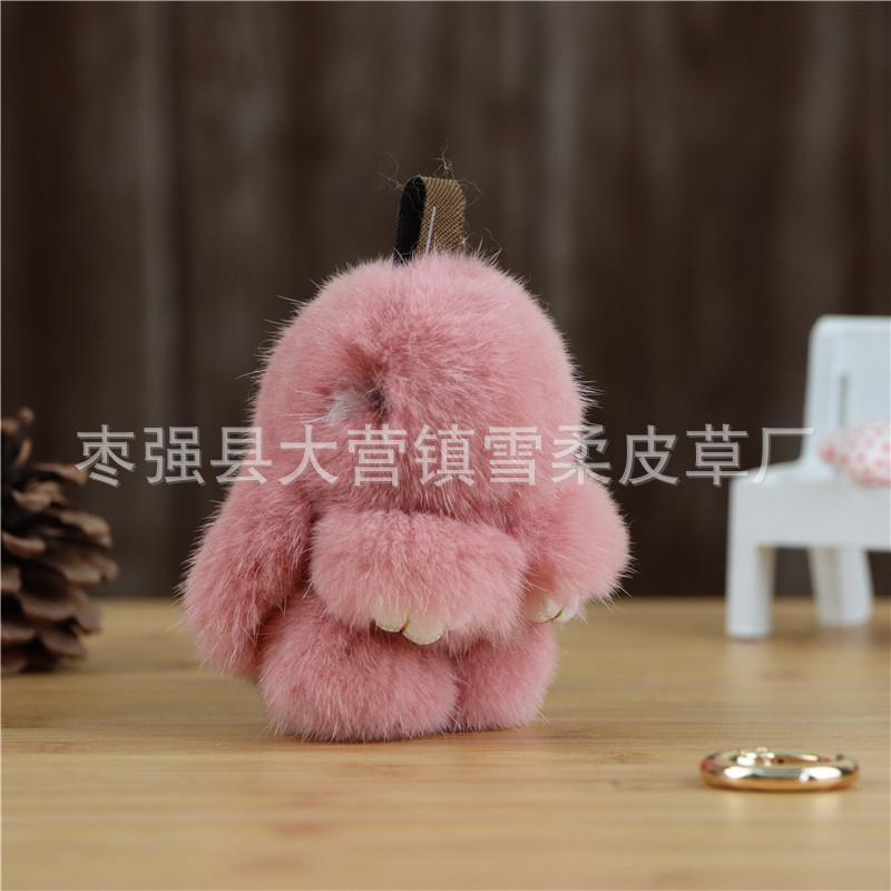Mink Hair Bunny Mini Cute Fur Cute Rabbit Plush Jewelry Bag Keychain Pendant Mobile Phone Pendant