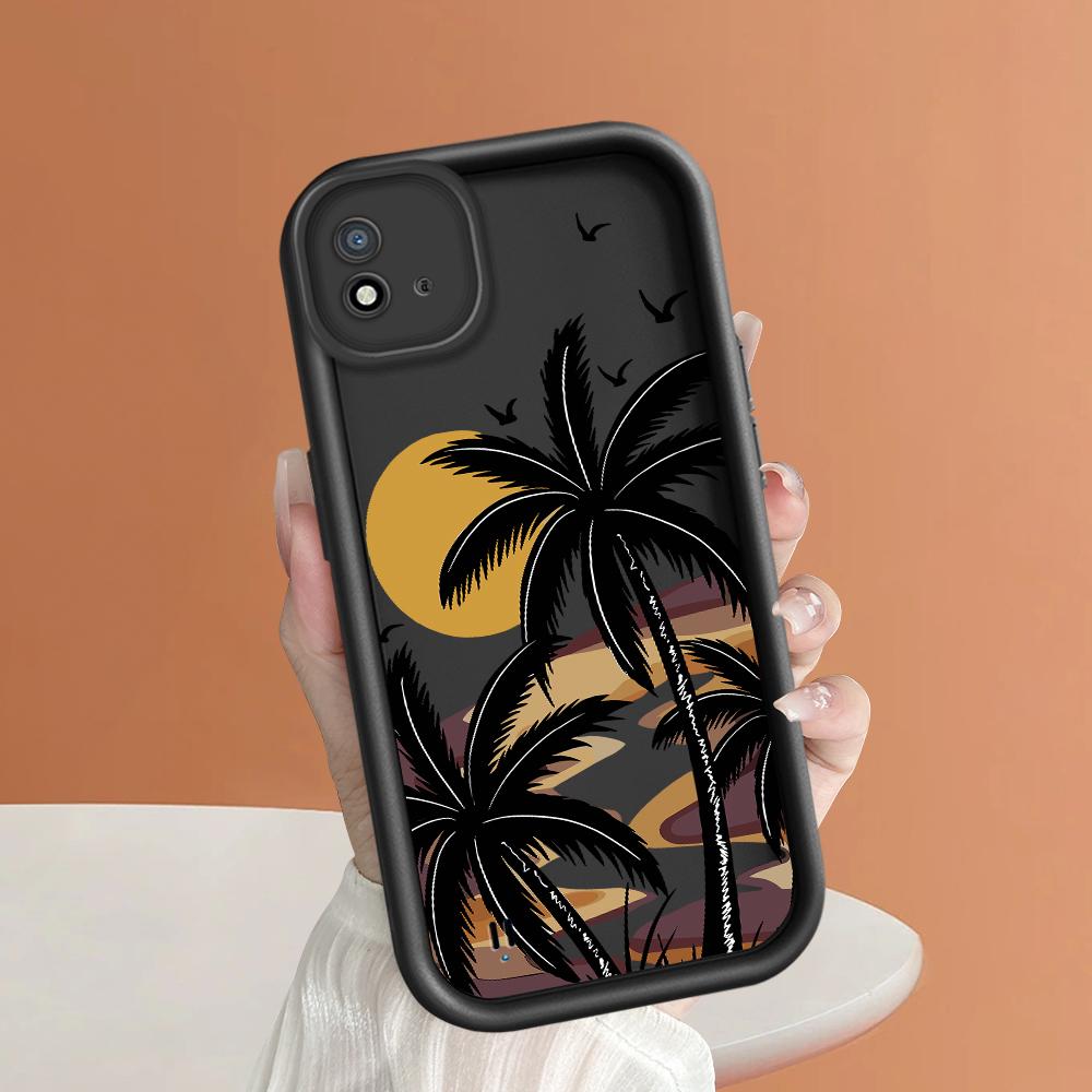 Weiches Silikon-Quadratleiter-Druckmuster-Telefongehäuse Vollständige Abdeckungskamera Stoßfestes Schutzgummigehäuse für OPPO Realme