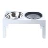 Raised Dog Bowl with Adjustable Stand Elevated Cat Water Bowl Slow Feeding Bowls Food Container for Cat Dogs Small Pet