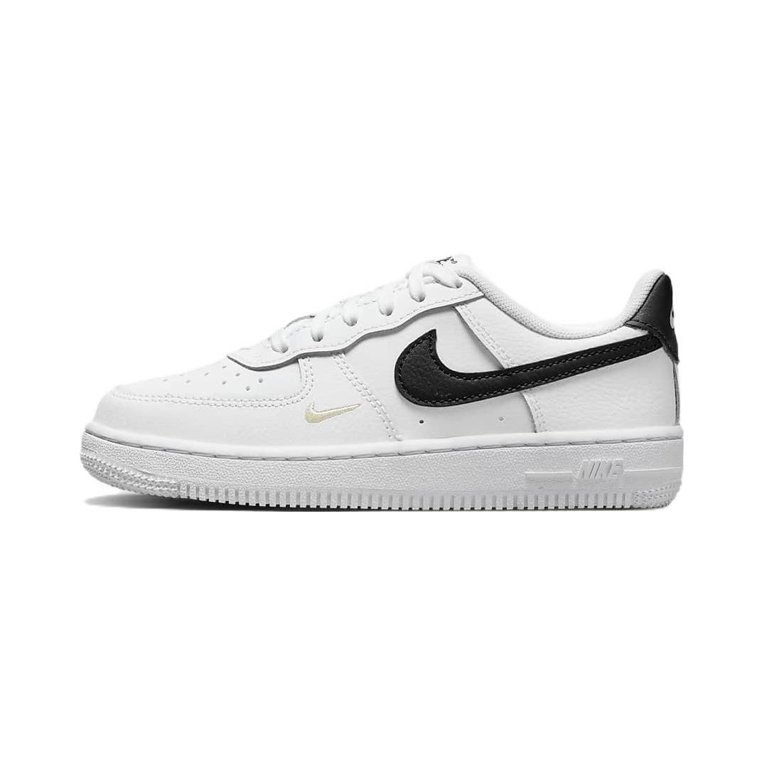 

Nike Air Force 1 SE 40th Casual Slip-Resistant Durable Low-Top Skate Shoes Kids sneaker Black White FJ2887-100 28
