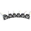 6Pcs Fuel Injectors Harness Connector Plug Replacement for Nissan Frontier 3.3L 2002-2004 for Nissan Xterra 2.4L 3.3L 2002-2004 16600-38Y10