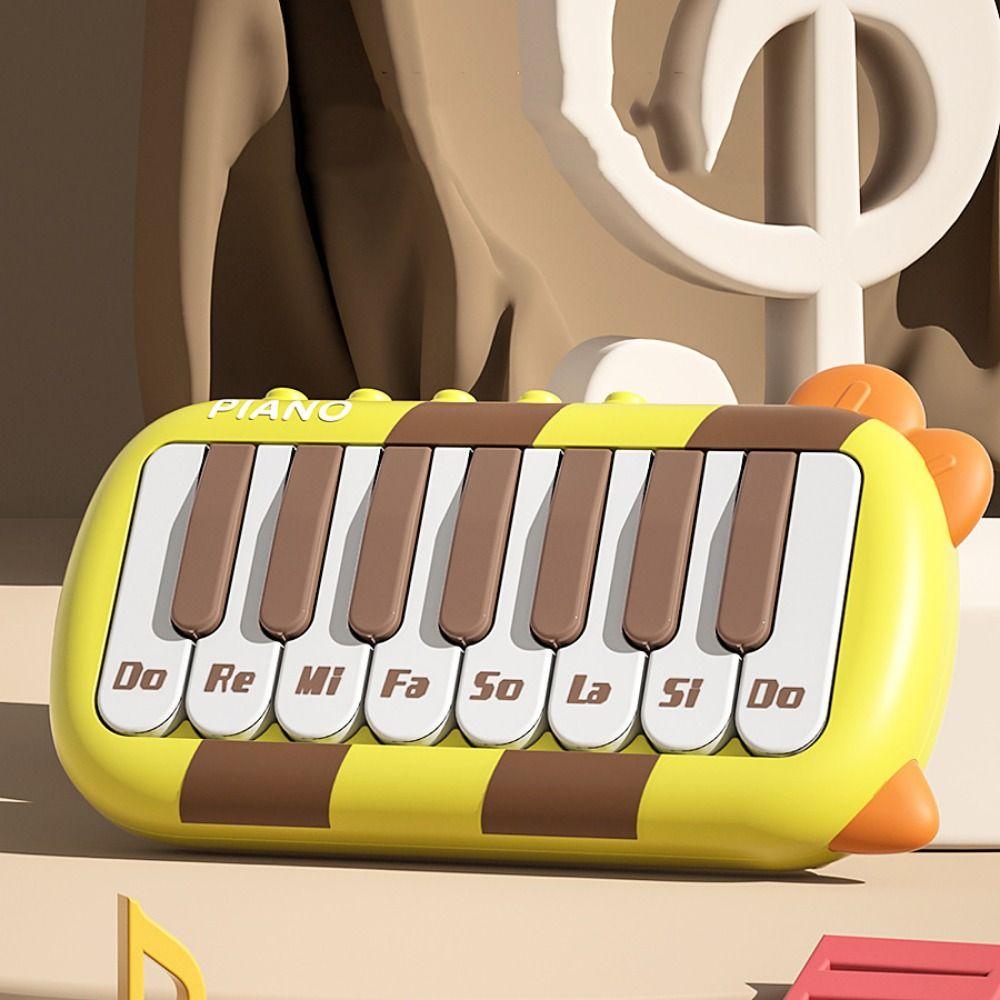 

Learning Music Mini Electric Keyboard Early Education Instrument Toy Electronic Piano Toy Children жовтий
