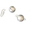 Round Through-Needle Lead Sinkers 4g 6g 8g - Fishing Tackle