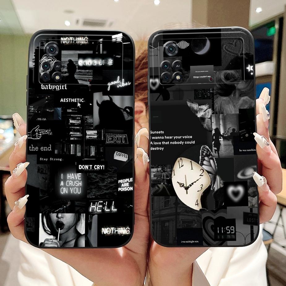 For Xiaomi Poco M4 Pro 4G Case Cute Rabbit Cartoon Cover Shockproof Phone Cases For Xiaomi Poco X4 Pro PocoM4 Pro 5G Soft Fundas