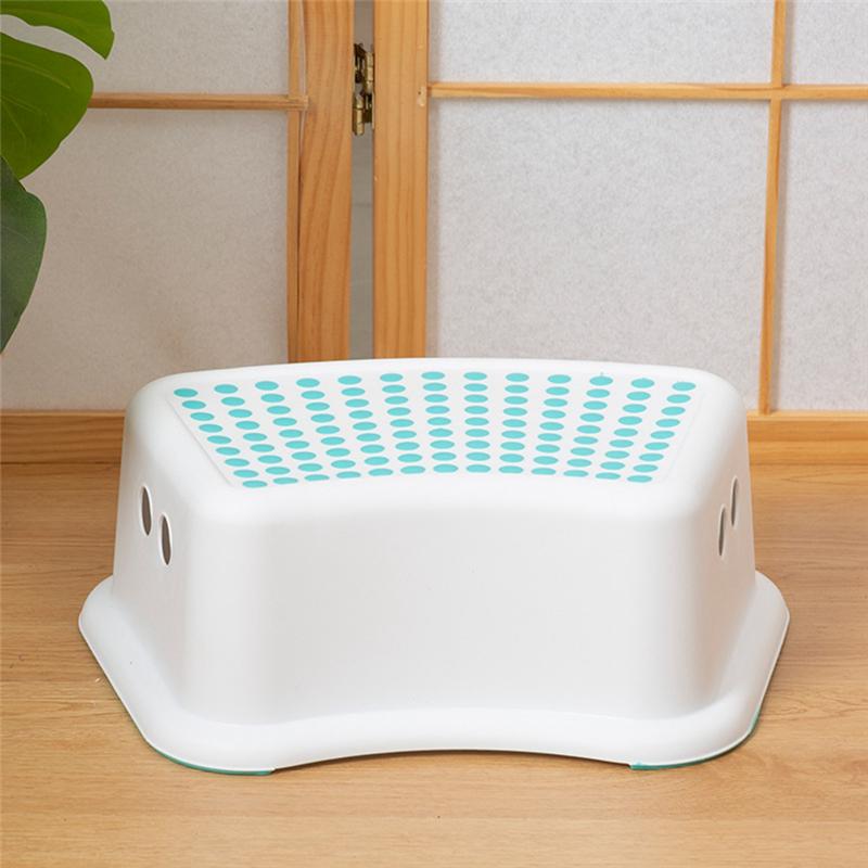 Good-Step Stool With Non-Slip Surface, Curved Step Stool, Potty Training Toilet,Bathroom Sink, Kitchen Counter Stool Helper