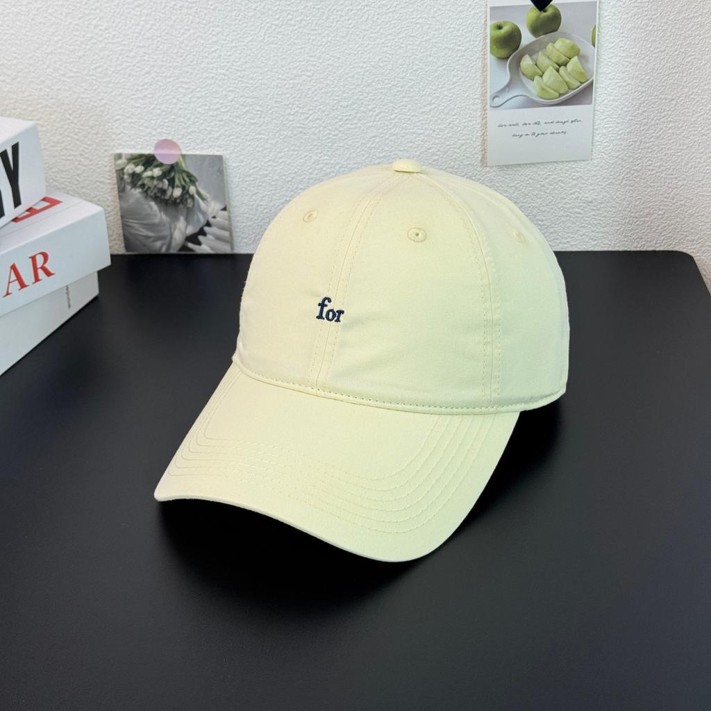 Fashion Hat Korean version wide-brimmed cap women's new big head circumference showing face small baseball cap casual visor