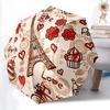 1pc Parisian Theme Folding Umbrella | Elegant Design, Fashionable Accessory, Durable Construction, Sturdy Ribs yy251107057