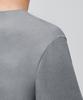 Musinsa Standard Ponte Crew Neck Long Sleeve T-Shirt [Melange Gray]