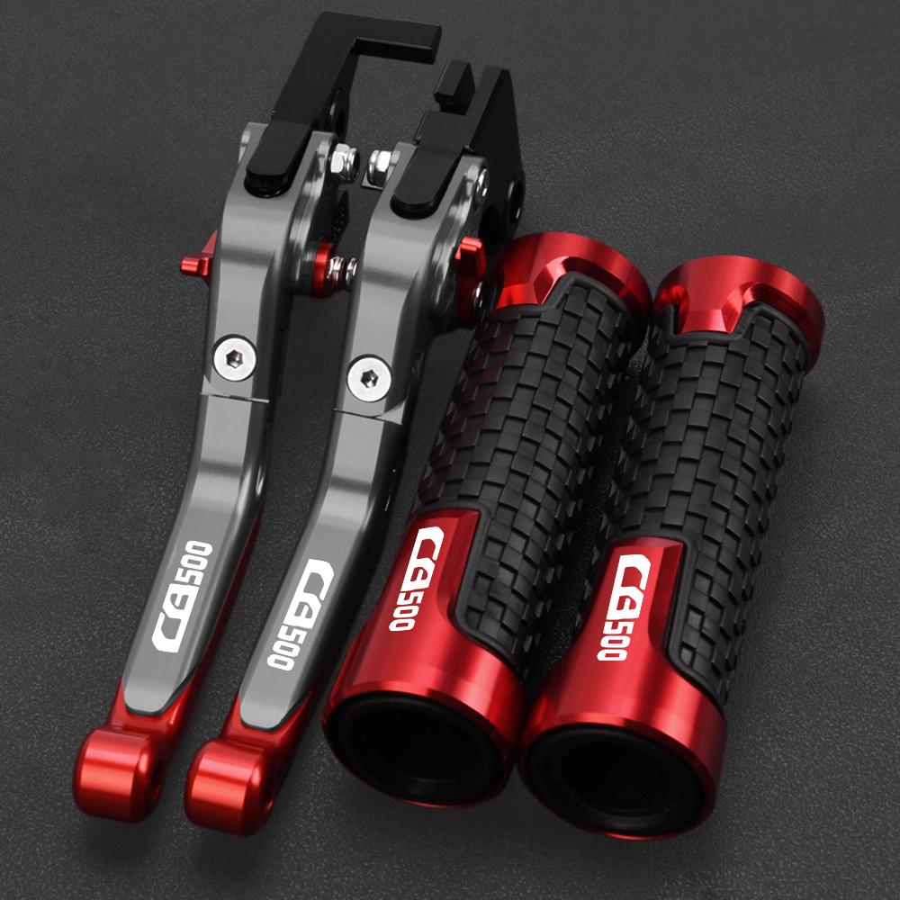 Motorcycle CNC  Adjustable Extendable Folding Brake Clutch Levers Handle Grips For HONDA For Honda CB500 CB 500 1994 1995