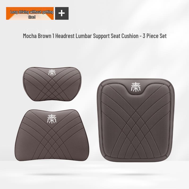 BYD Qin L Car Neck and Lumbar Support Pillow for Sports Seat