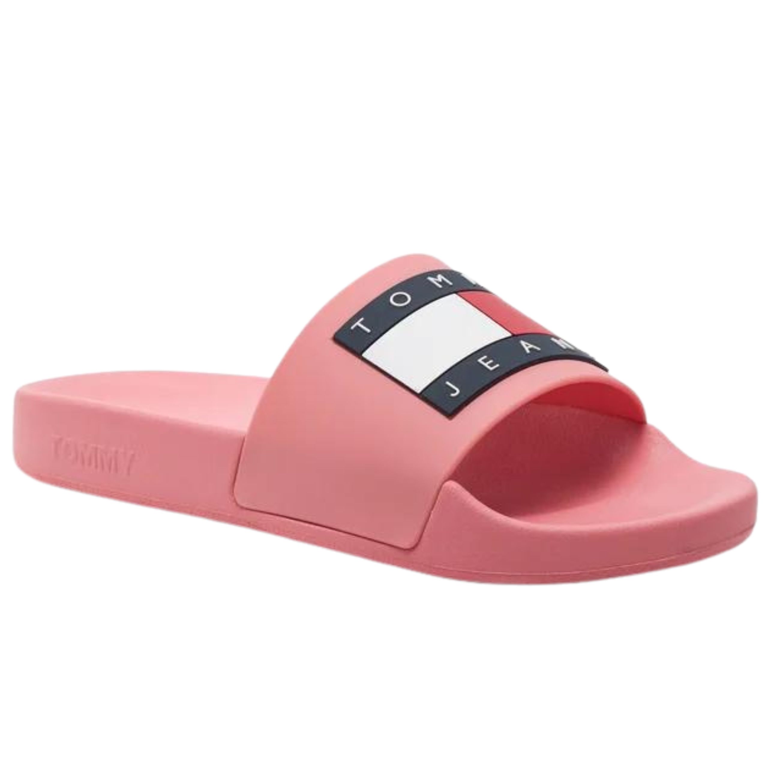 

Тапочки женские Tommy Hilfiger EN0EN02115 TIC Flag Pool Slide розовые. 37 37 розовый