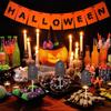 48Pcs Spookys Graveyard Cake Decorations Tombstones Cupcake Toppers And Mini Shovel Spoons For Halloween Treats