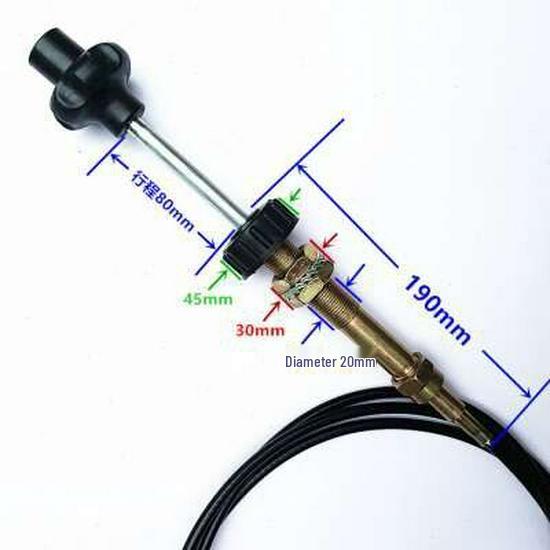 

Rotary Self-Locking Hand Throttle Cable for Excavator and Truck Machinery Handle