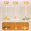 Flower Ceiling Lamp Model Furniture Model Accessories Teenager Girls for 1:12 Dollhouses Living Room Decorations