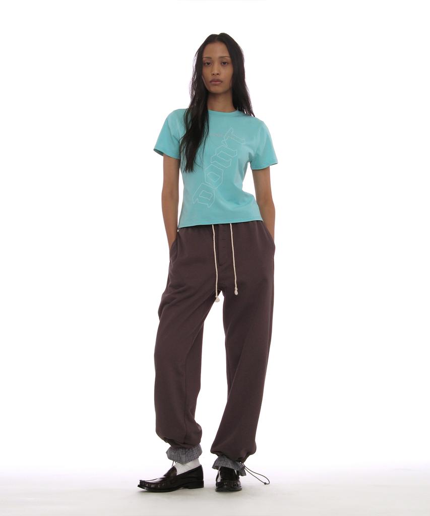 PARTIMENTO WOMEN Dbr Print Relaxed Tee_Emerald