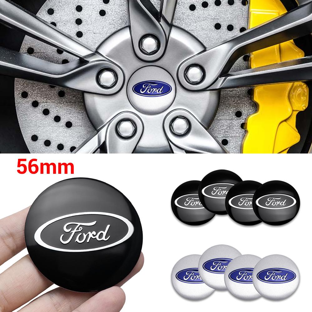 60MM Car Wheel Center Hub Cap Badge Rim Cover Logo For Ford Focus 3 Fiesta Ranger Fusion Mondeo Mustang Transit Kuga Accessories
