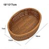 Tvrdost Chlebovník Ovoce Zelenina Košík Ručně pletený Ratanový košík