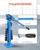 Manual Pipe Bender, Pipe Tube Bender with 14 Bending Dies, 200° Heavy-Duty Tube Bending Tool for Copper Aluminum Iron Pipes, Ideal for HVAC Air