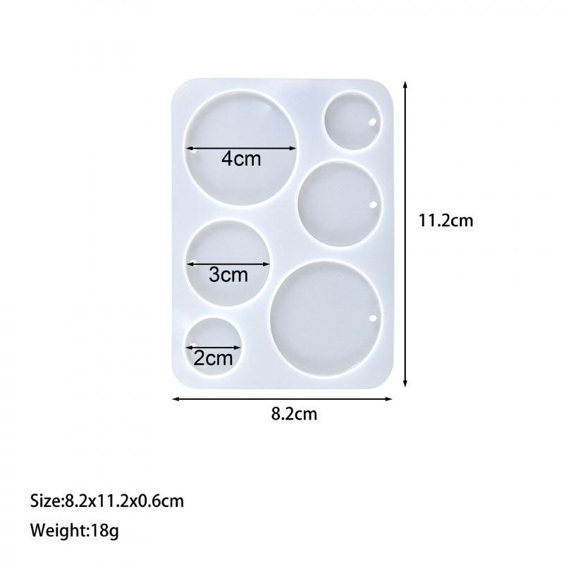 DIY Silicone Mold for Resin Pendant and Earring Ornaments