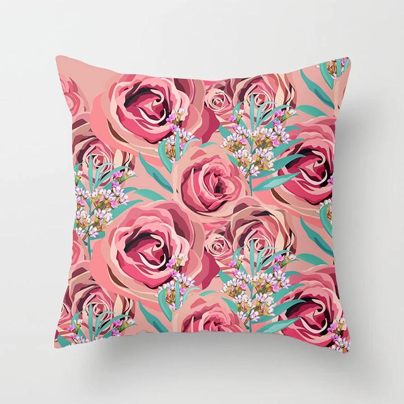 Super Cushion Cover Pillowcase Sofa Living Room Flower Decoration Pillow Nordic