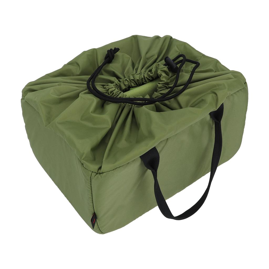 Torba na aparat DSLR o dużej pojemności, odporna na wstrząsy, wyściełana torba na aparat, futerał z otwarciem na sznurek, na zewnątrz, kolor owocowy zielony