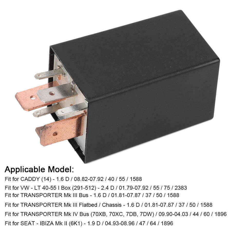 Glow Plug Relay 191 911 261 C 321 911 261 C Control Unit Fit for CADDY SANTANA Car Accessories New