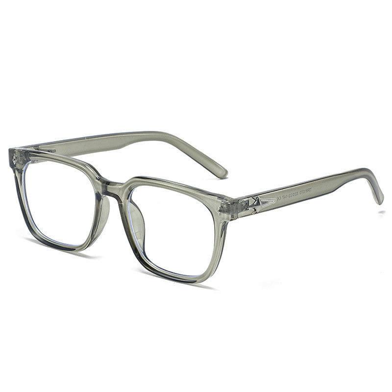 

Classic Square Black Frame Glasses Blocking Blue Light Computer Optical Spectacle Eyewear Frame For Women&Men Retro серый