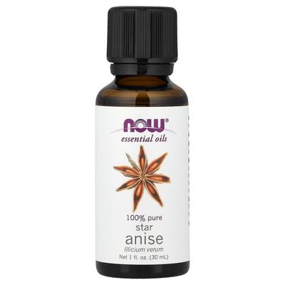 NOW Foods Essential Oil Anise, 1 Fl Oz (30 Ml)