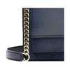 Michael Kors Claire Logo Magnetic Closure Pebbled Leather Crossbody Shoulder Bag Small Women's Navy Blue