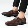Classic Business Men's Shoes Elegant Gentleman Comfortable Style Formal Evening Party Outdoor quality genuine leather shoes New