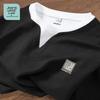 JEANSWEST LIFE Men's Waffle Knit Long Sleeve T-Shirt