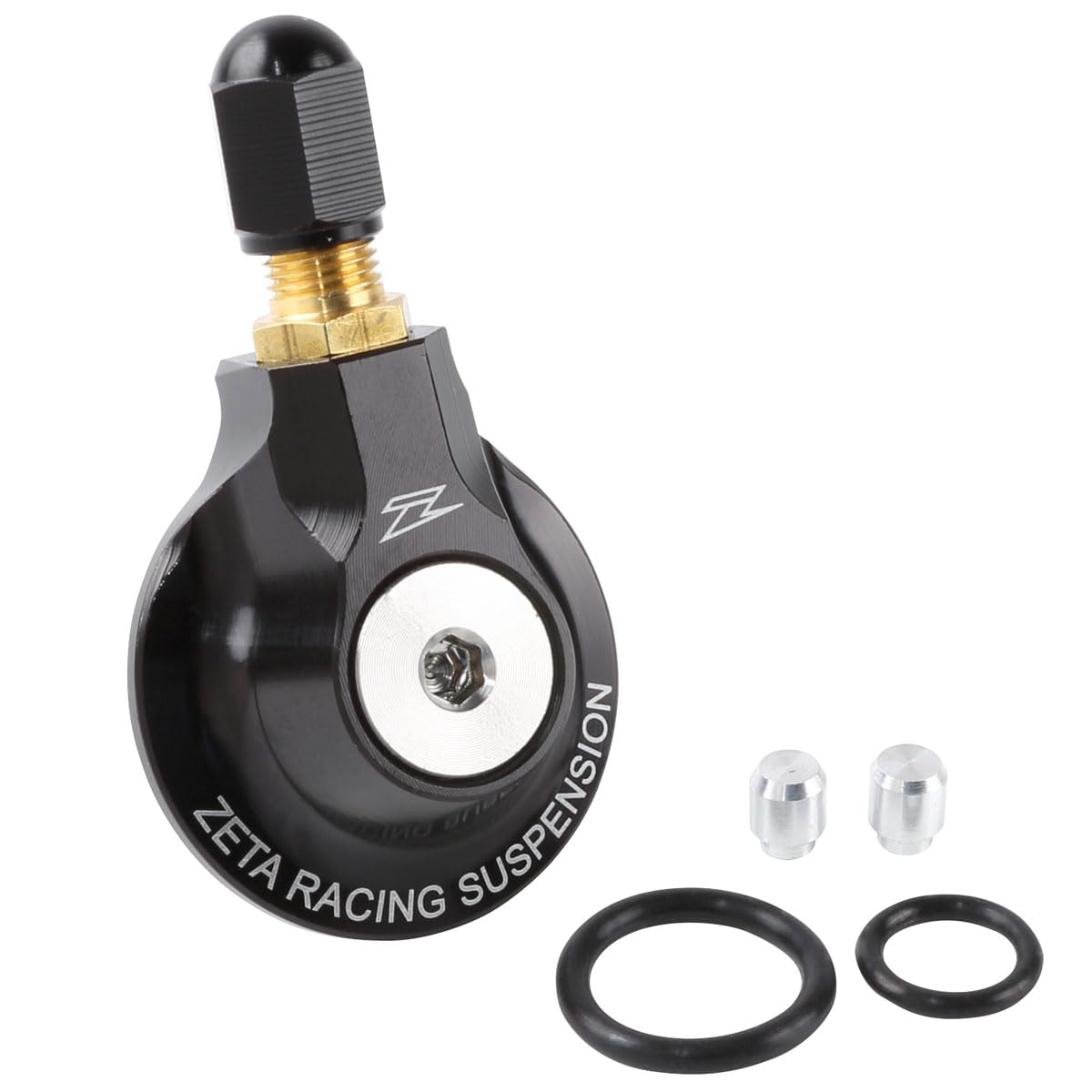 

ZETA RACING WP rear suspension gas valve flat type converted to American style valve F4256 model Dirt Freak DIRTFREAK (old number ZE56-51064) чорний