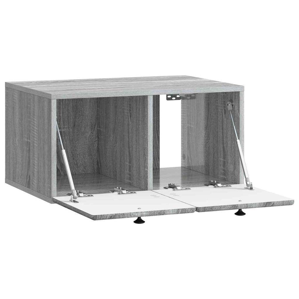 Wall Mounted TV Cabinet 59.5 x 41 x 30 cm Grey Sonoma