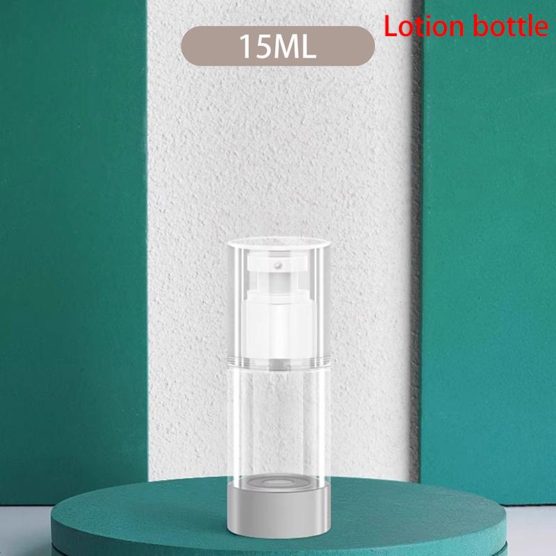 Clear Airless Pump Bottles – 15ml To 100ml, Travel-Friendly Containers for Creams, Gels, and Lotions