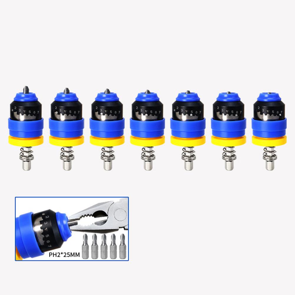 Adjustable Depth Bit Counterbore Drill Adjustable Depth Stop Rotating Depth Adjustment Ring For Woodworking Projects