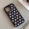 Blue star design glass phone case suitable for iPhone 17 16 15 14 13 12 11 Pro/Max/Plus anti drop and shockproof back cover