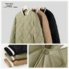 MINISO Men's 2024 Winter Thick Color-block Baseball Collar Padded Jacket