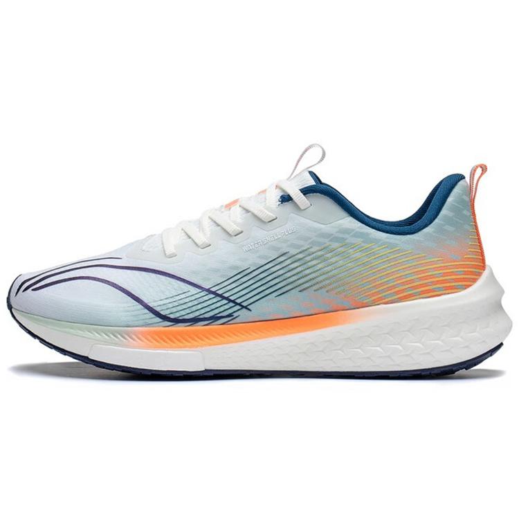 New LiNing Red Hare 5 Pro Anti Slip Wear Resistant Low Top Running Shoes White Blue ARMS025-4