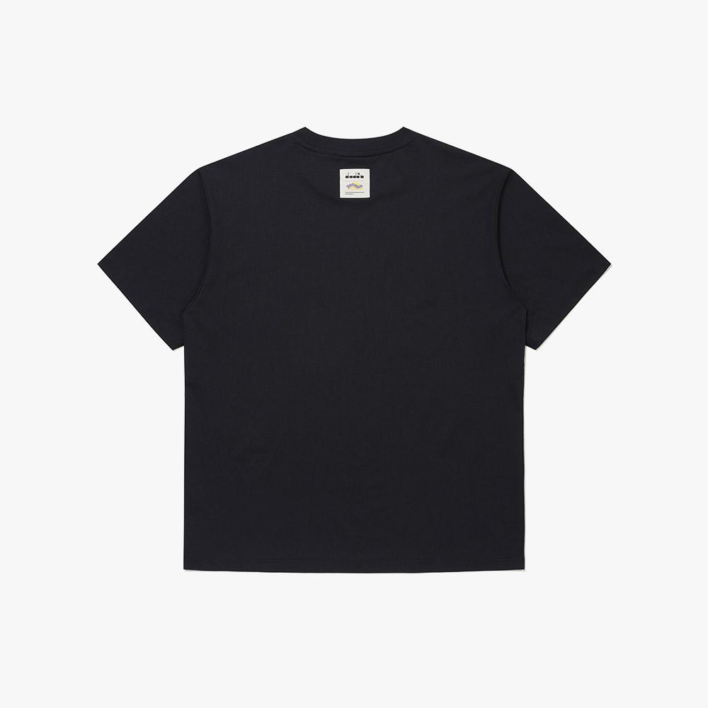 Diadora Teletubbies Quick-Dry Graphic Short Sleeve T-Shirt Black