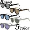 (Eight) Photochromic Polarized Crown Panto Sunglasses for Men and Women, Fashion Glasses, Comes with Dedicated Case, Light GrayLight Purple F