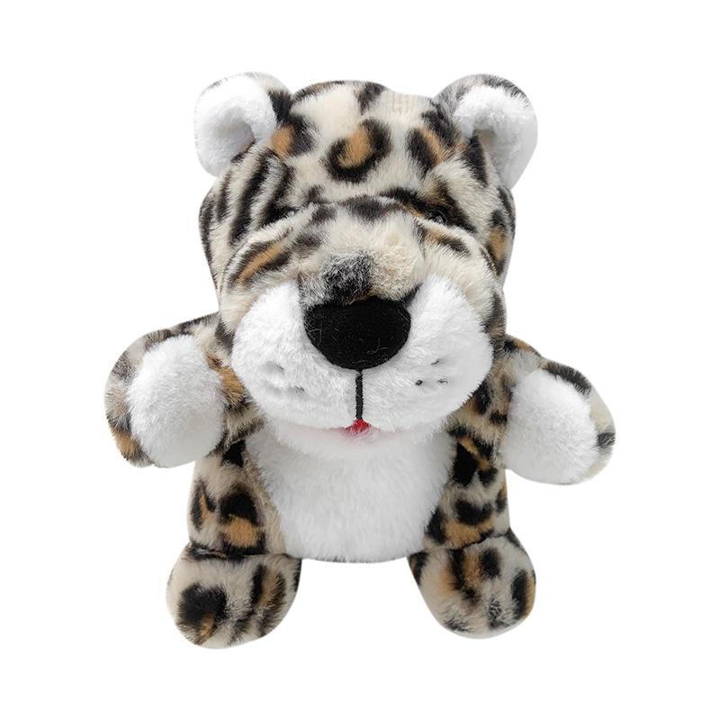 Jungle Animal Hand Puppets Lion Tiger Deer Monkey Plush Toys For Kids