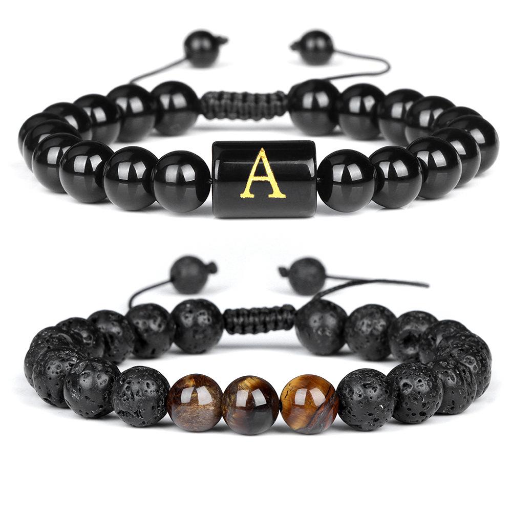 JYL TS Bracelet Women s Woven  Tea Beads Promotes Calm And Clarity Braided set of 2 коричневый древесины