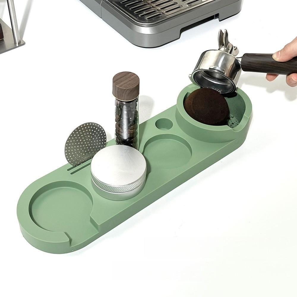 Bänkskivor Skyddande Kaffepressmatta Halkfri Baristastation Portafilterhållare Kaféanvändning