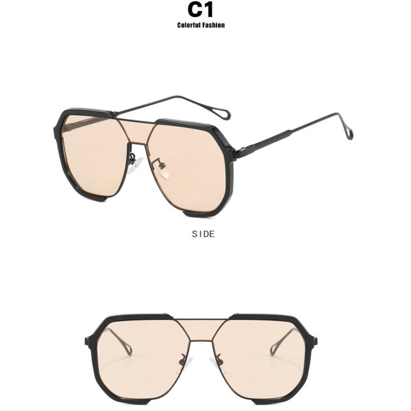 Women's sunglasses, one-piece sunglasses, men's and women's fashion large-frame sunglasses