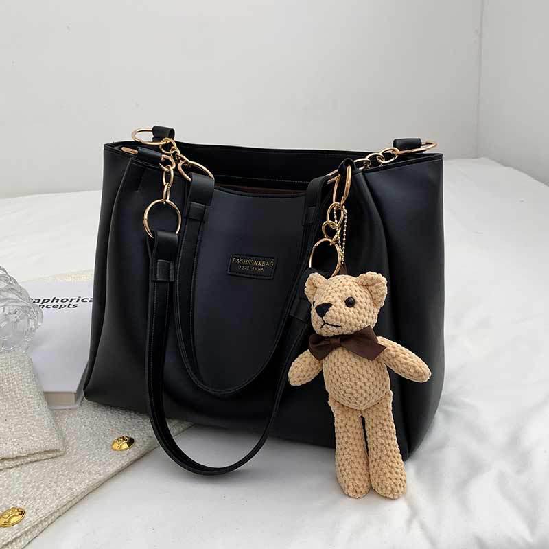 Damska letnia modna torba na ramię o dużej pojemności: Wszechstronna, Modna, Niszowa Torba o Teksturze