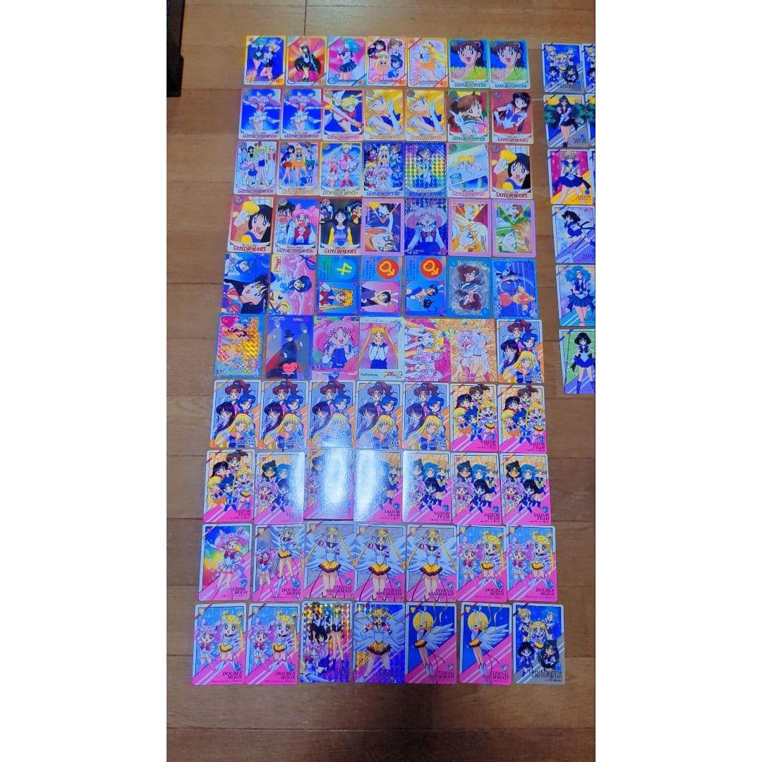 Used Sailor Moon trading card set of 96