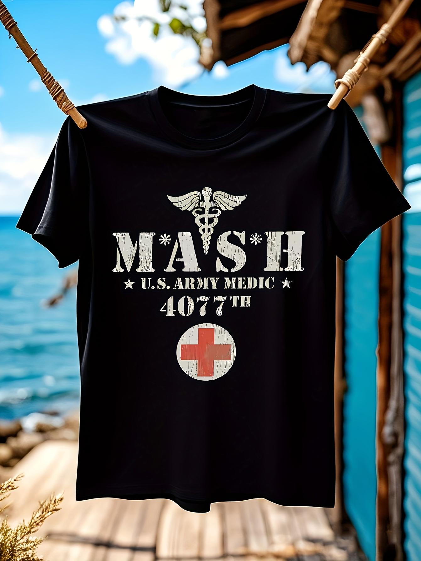 harajuku fashion graphic Novelty Mash 4077 TV Show Tshirt... S